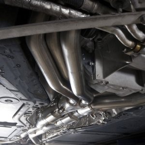 Chevrolet Corvette C7 Performance Exhaust - Stainless Works - Long Tube Headers with High-Flow Cats X-Pipe - `14-`19
